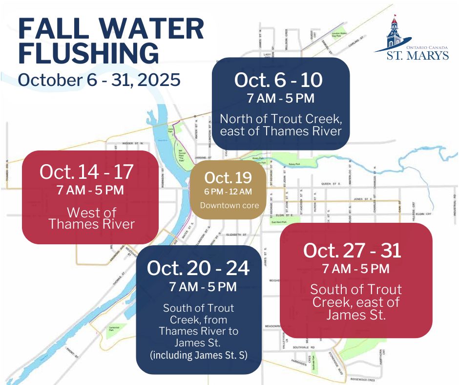 Fall flushing map for 2025